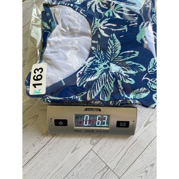 J. MCLAUGHLIN  XSMALL SIGNATURE TEE SHIRT 3/4 SLEEVE BLUE BOTANNICA - Picture 6 of 6